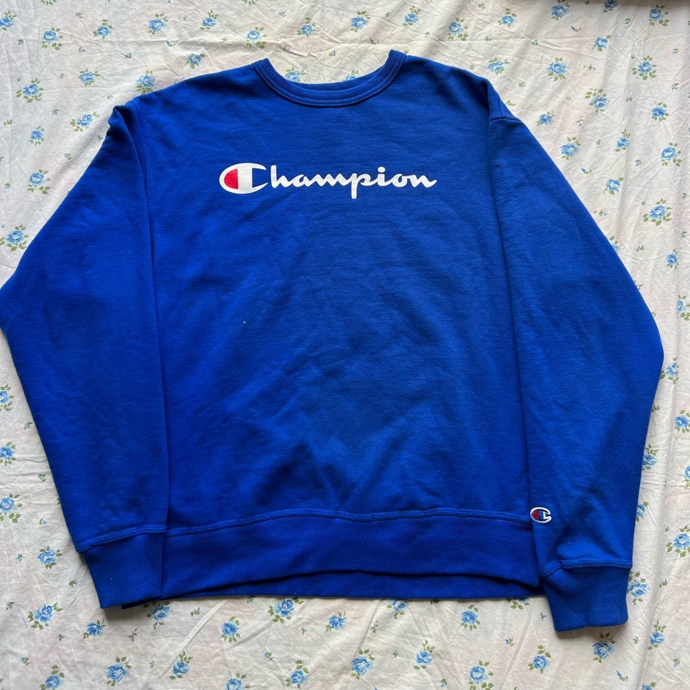 Blue Champion Crewneck